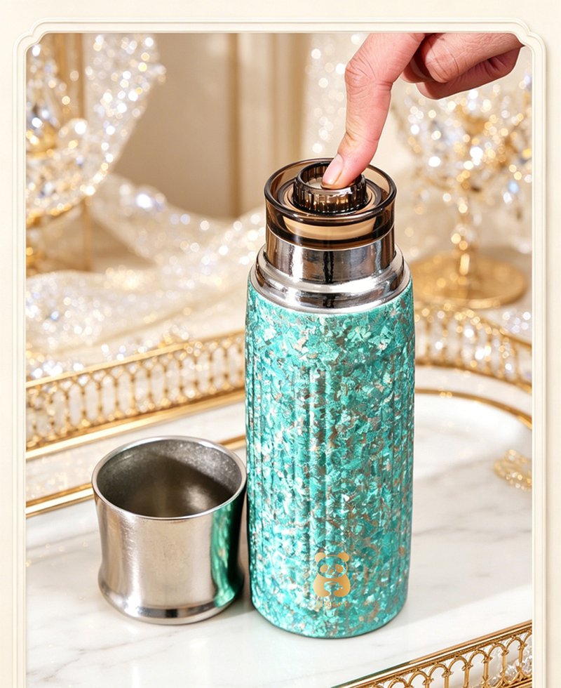 Daphne Pure Titanium Insulated Mug detail