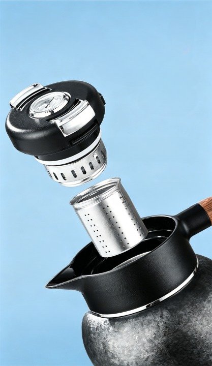 Premium Pure Titanium Insulated Flask detail
